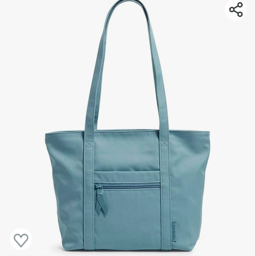 Vera Bradley small Vera tote in Reef water blue